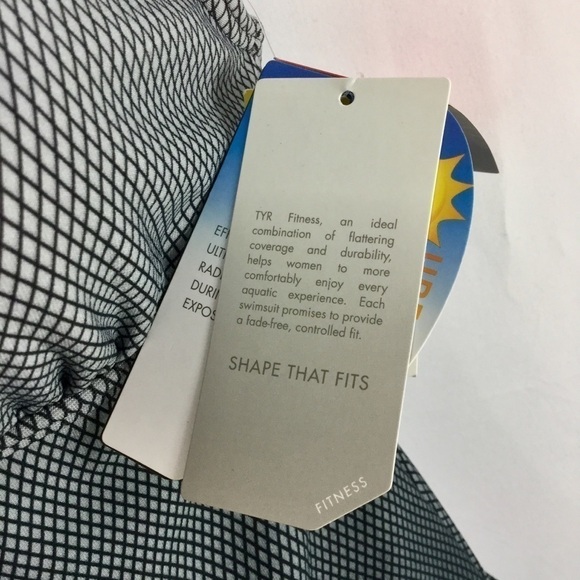 TYR Women's Fishnet V-Neck Sheath One Piece Swimsuit Size 6 NWT - Picture 11 of 13